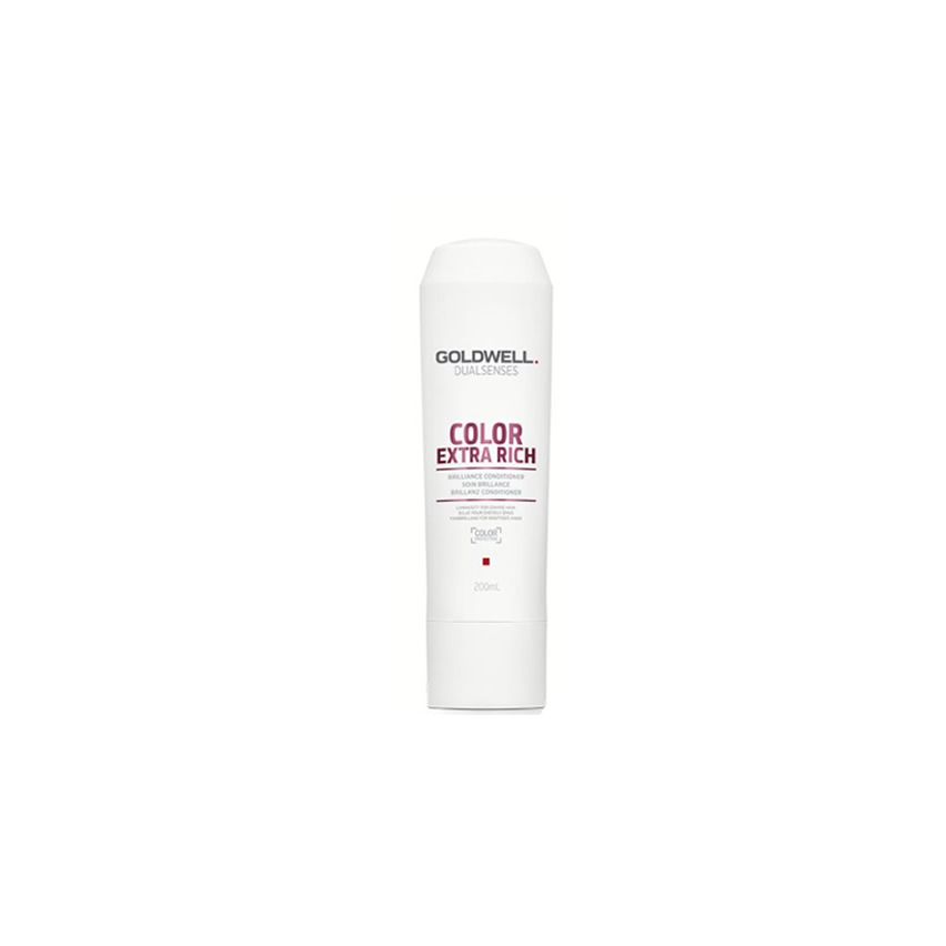 GOLDWELL DUALSENSES COLOR EXTRA RICH BRILLIANCE ACONDICIONADOR 200ml / Cabellos gruesos y rebeldes / Desenreda el cabello y realza el color