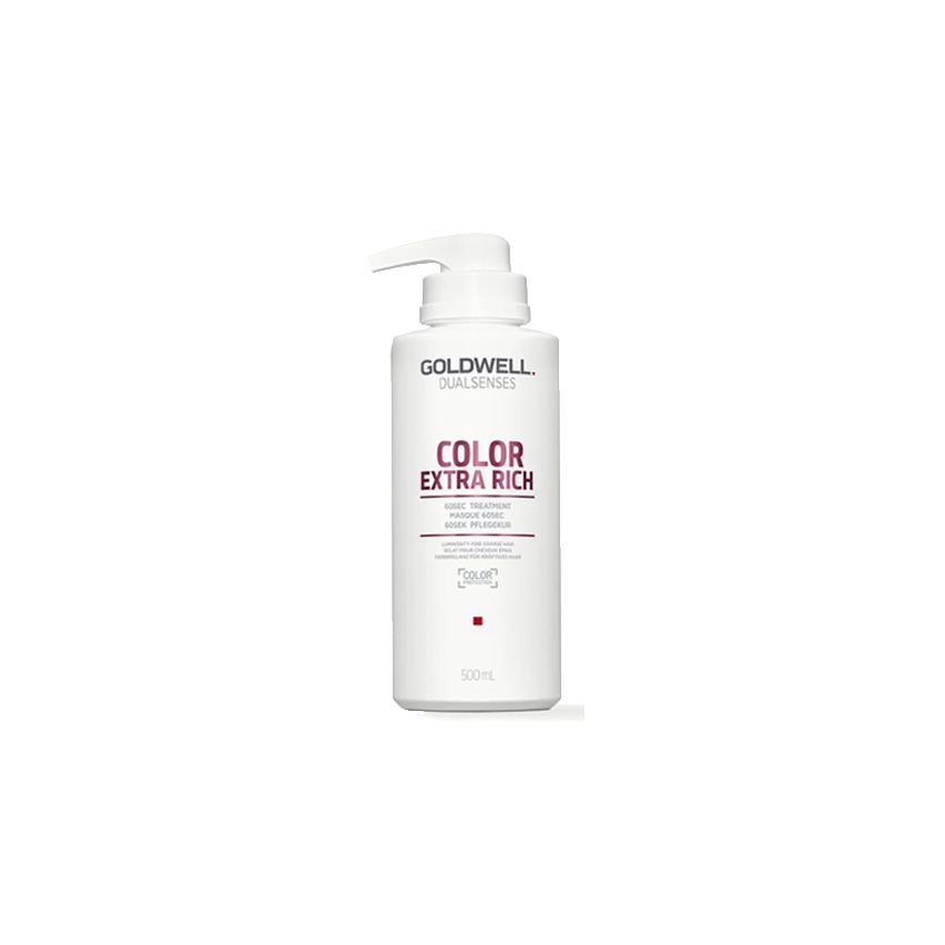 GOLDWELL DUALSENSES COLOR EXTRA RICH 60SEC MASCARILLA 500ml / Cabellos gruesos y rebeldes / Luz  y nutrición profunda para el cabello