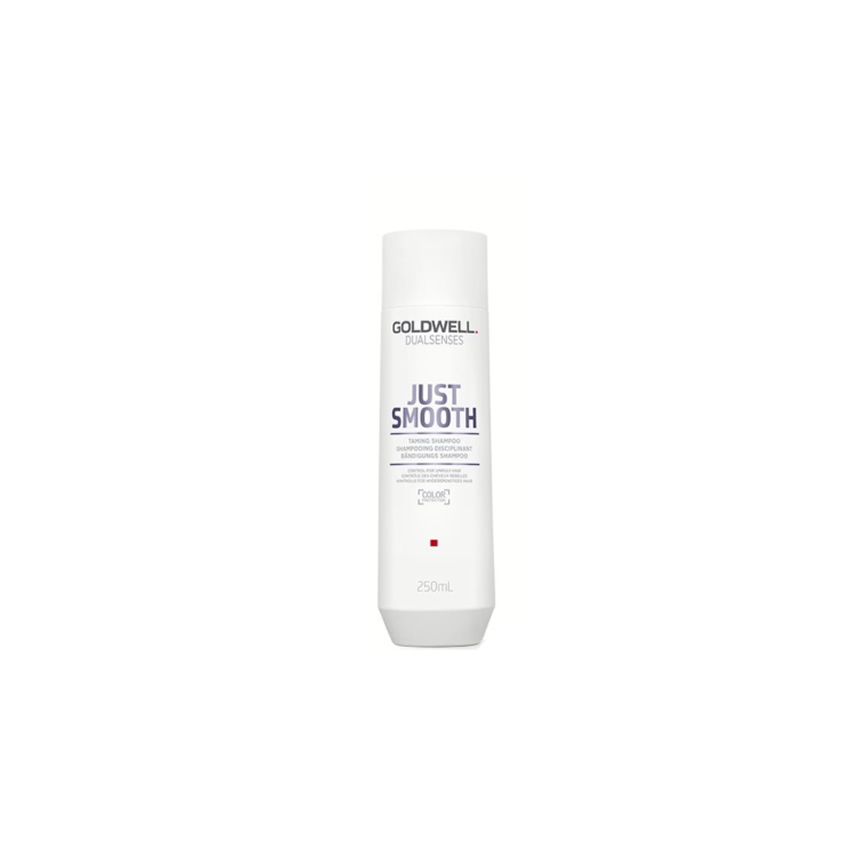 GOLDWELL DUALSENSES JUST SMOOTH TAMING CHAMPÚ 250ml / Cabellos rebeldes y encrespados / Limpieza y control de encrespamiento 