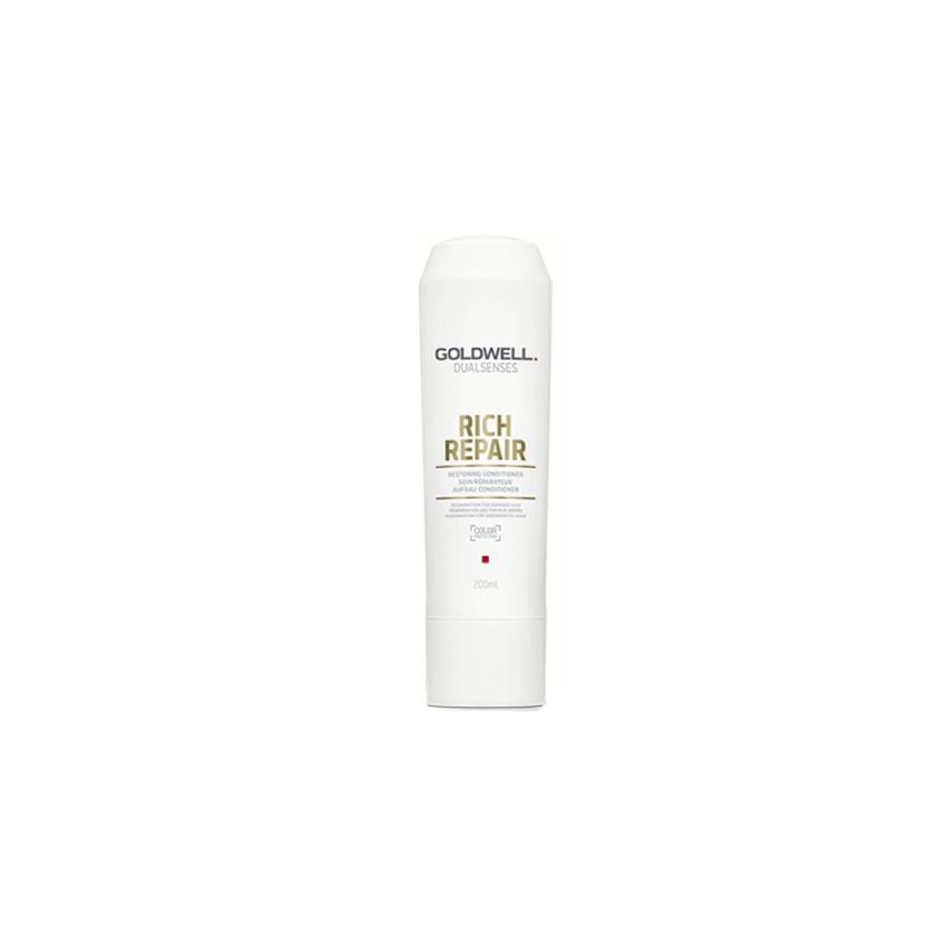 GOLDWELL DUALSENSES RICH REPAIR ACONDICIONADOR 200ml / Cabellos secos y dañados / Suaviza el cabello y reduce la rotura de la fibra capilar