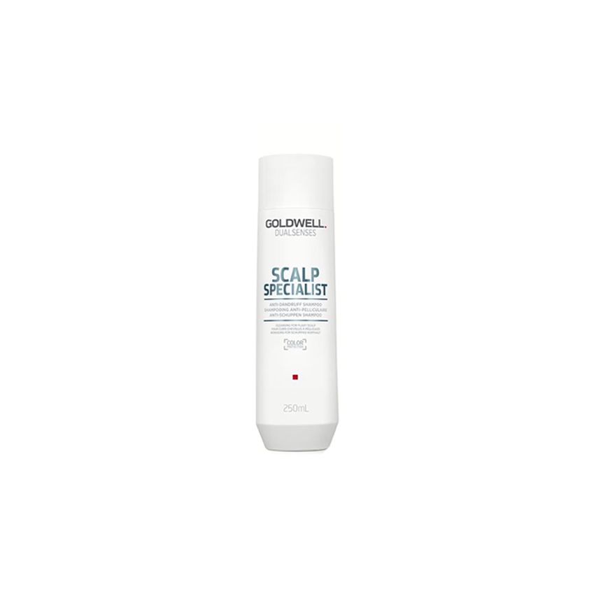 GOLDWELL DUALSENSES SCALP SPECIALIST ANTI-DANDRUFF CHAMPÚ 250ml / Cuero cabelludo sensible y cabello debilitado / Previene la caspa con su uso regular