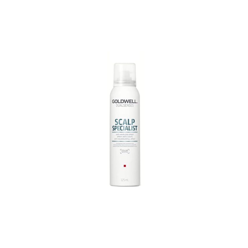 GOLDWELL DUALSENSES SCALP SPECIALIST ANTI-HAIR LOSS SPRAY 125ml / Cuero cabelludo sensible y cabello debilitado / Reduce eficazmente la pérdida de cabello hereditaria