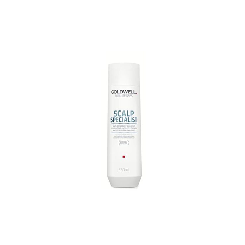 GOLDWELL DUALSENSES SCALP SPECIALIST DEEP CLEANSING CHAMPÚ 250ml / Cuero cabelludo sensible y cabello debilitado / Elimina el sebo y residuos del cabello