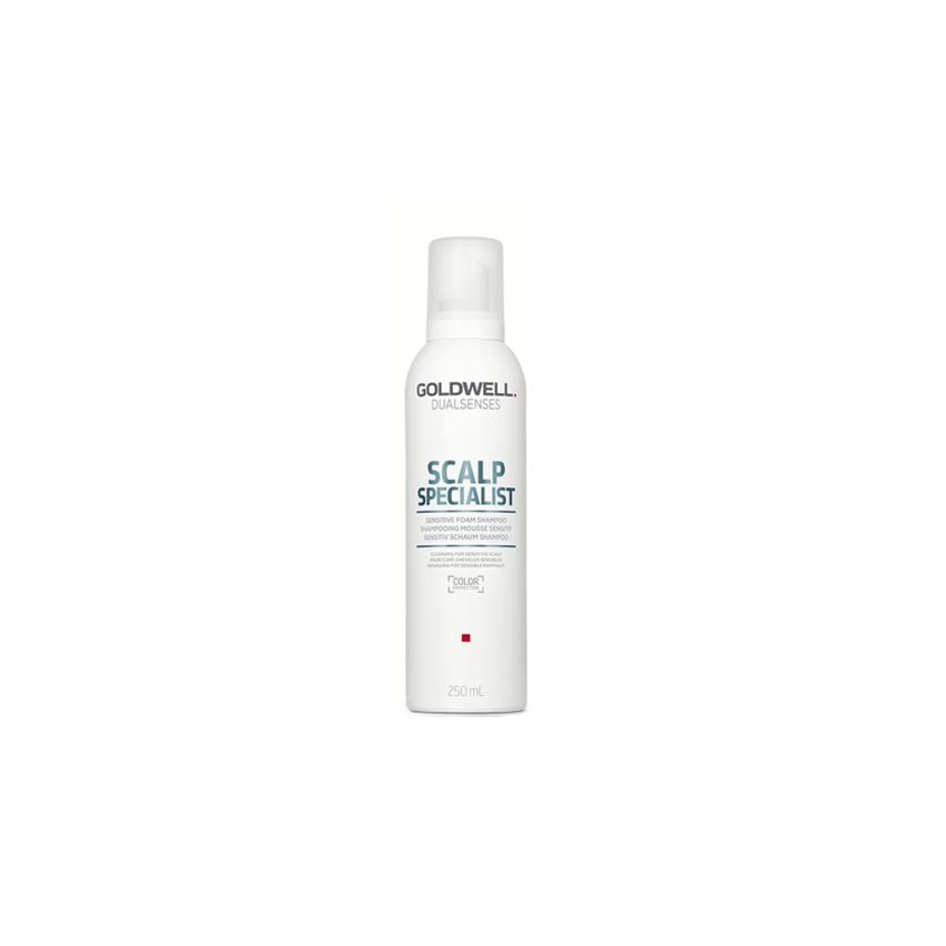 GOLDWELL DUALSENSES SCALP SPECIALIST SENSITIVE FOAM CHAMPÚ - LOCIÓN 250ml / Cuero cabelludo sensible y cabello debilitado / Alivia picores del cuero cabelludo