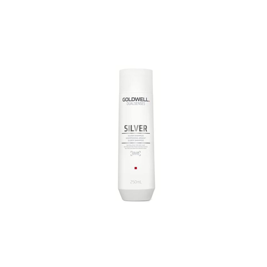 GOLDWELL DUALSENSES SILVER CHAMPÚ 250ml / Cabellos rubios y blancos frios / Limpia el cabello y prolonga su color