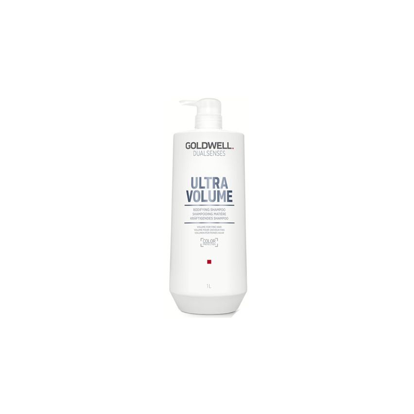 GOLDWELL DUALSENSES ULTRA VOLUME BODIFYING CHAMPÚ 1000ml / Cabellos finos y sin volumen / Limpieza y volumen extra para el cabello