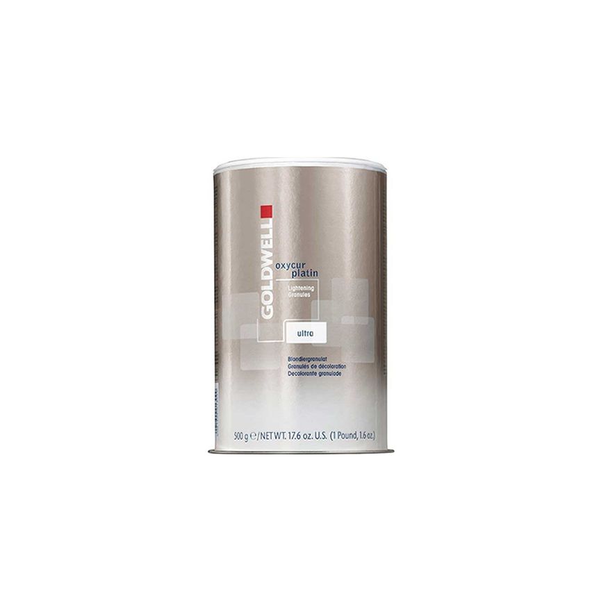 GOLDWELL OXYCUR PLATIN ULTRA 500ml / Decoloración precisa de alto rendimiento /  hasta 7 niveles de decoloración (Granulado blanco)