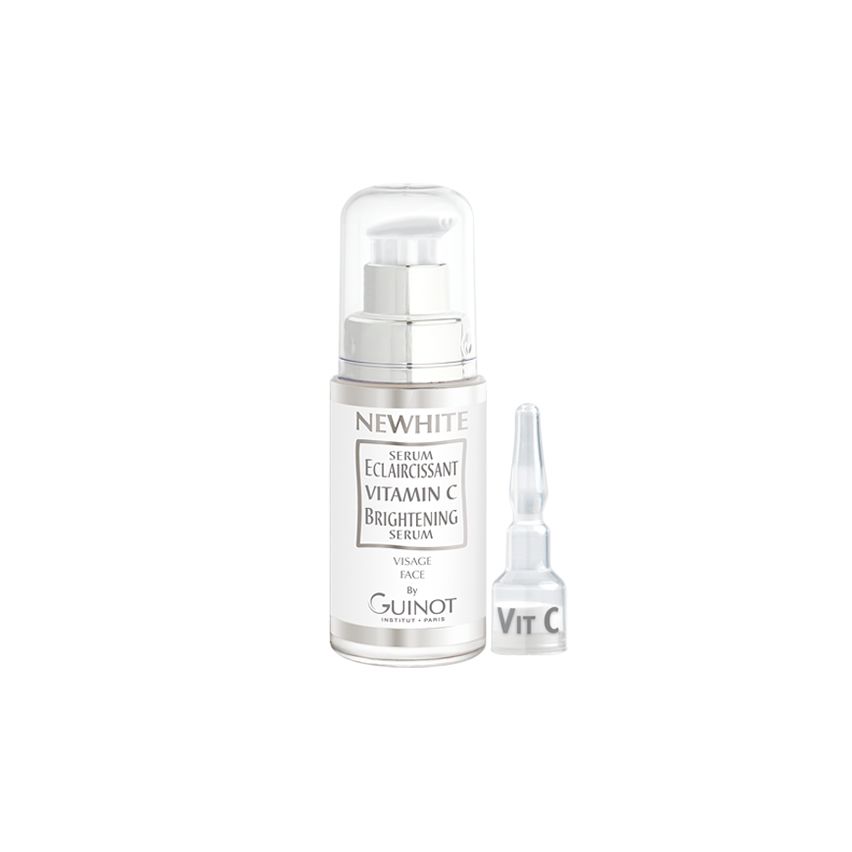 GUINOT NEWHITE SERUM ECLAIRCISSANT 23,5ml+amp1,5gr aclara y unifica el cutis / difumina manchas oscuras