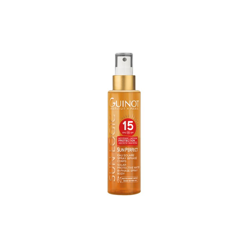 GUINOT EAU SOLAIRE SPRAY BIFASE CORPS SPF 15 150ml Protección solar media - cuerpo