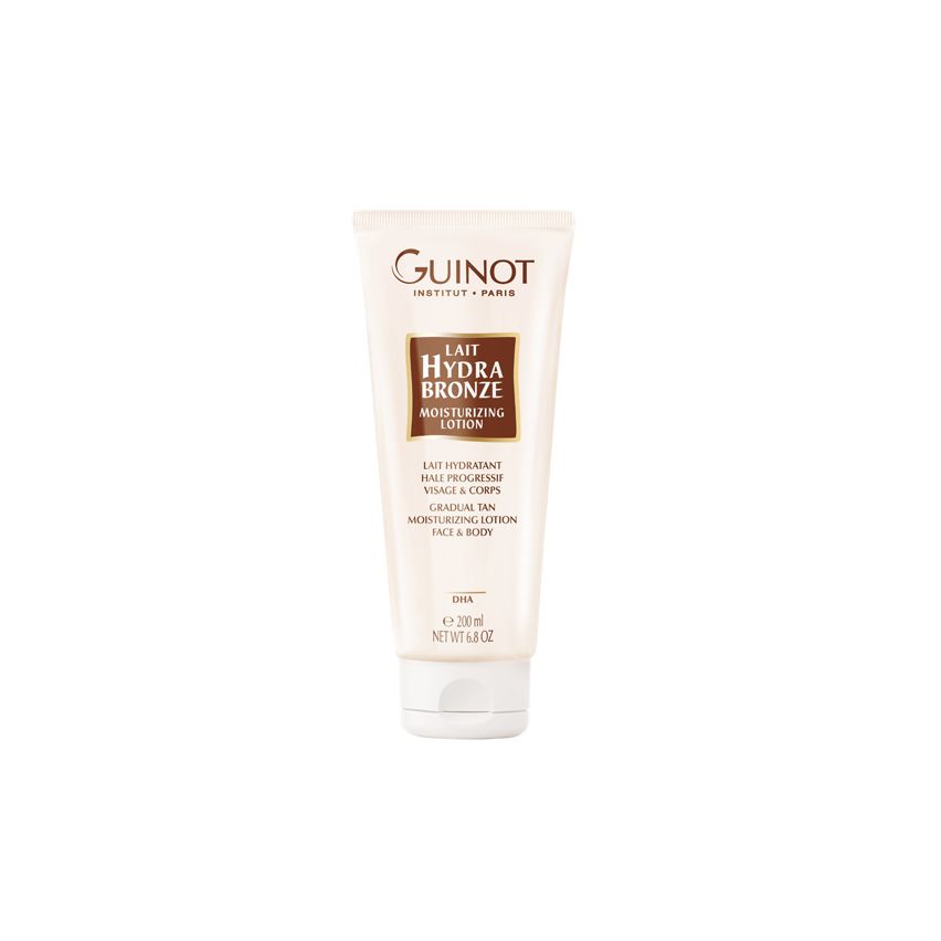 GUINOT LAIT HYDRABRONZE 200ml leche hidratante, tono de bronceado progresivo / rostro / cuerpo