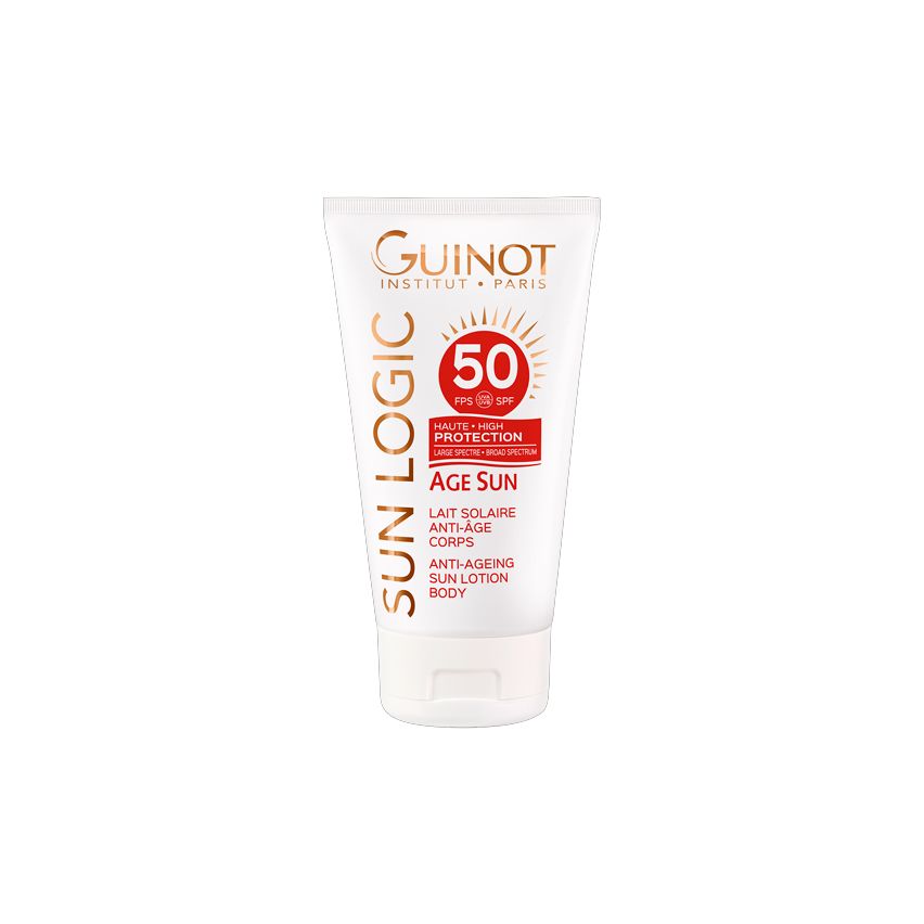 GUINOT LAIT SOLAIRE ANTI-AGE CORPS SPF 50 150ml Protección solar muy alta - cuerpo