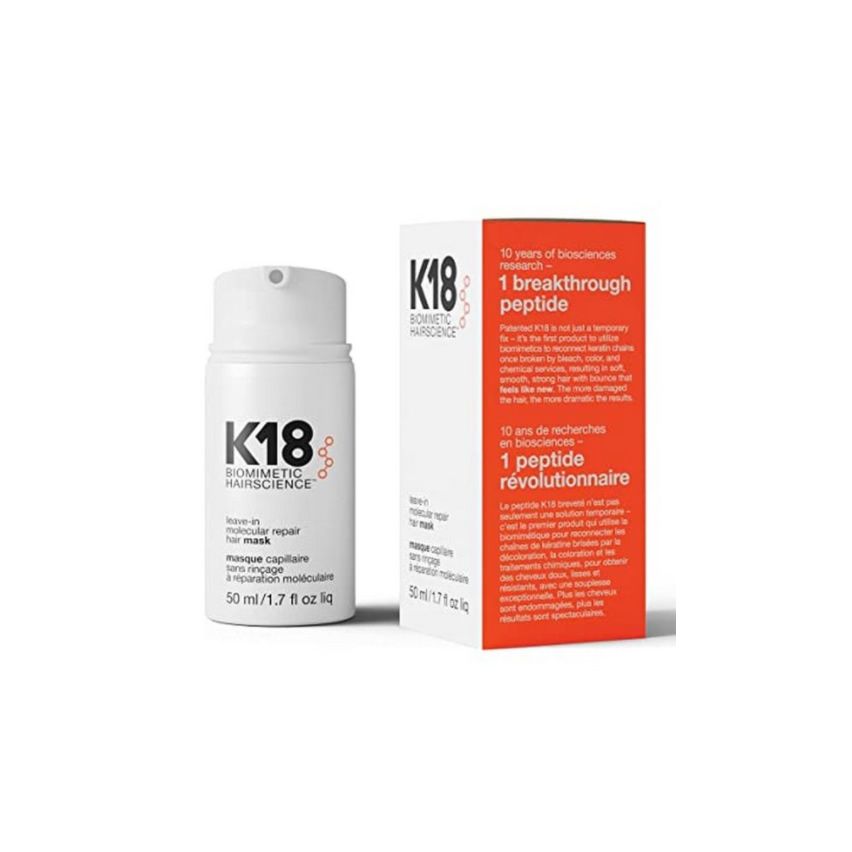 k18 MOLECULAR LEAVE-IN MOLECULAR REPAIR HAIR MASK 50 ml - mascarilla reparadora