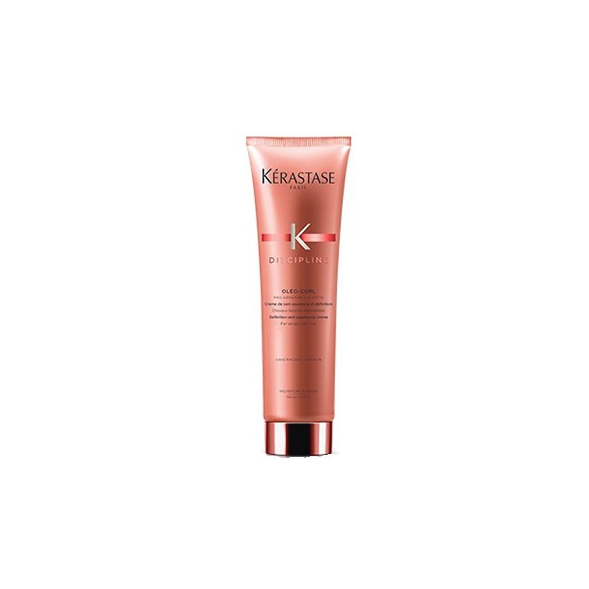 KÉRASTASE DISCIPLINE CREMA OLEO-CURL 150ml / crema para proporcionar definición y elasticidad a los rizos indisciplinados / sin aclarado.