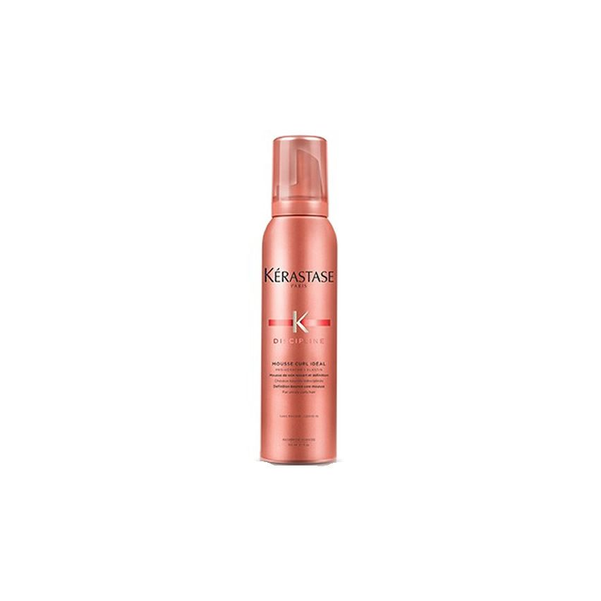 KÉRASTASE DISCIPLINE MOUSSE CURL IDEAL 150ml / espuma de rizos para aportar cuerpo y ligereza al cabello (sin aclarado)