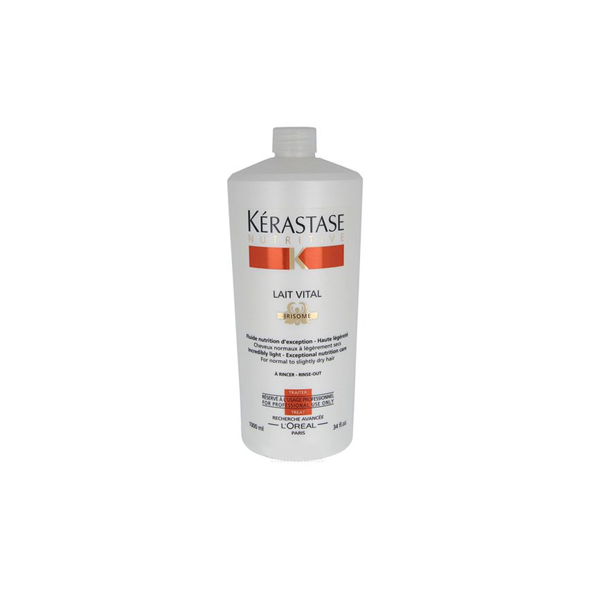 KÉRASTASE NUTRITIVE LAIT VITAL - IRISOME 1000ml / acondicionador nutritivo / cabello seco / sensible