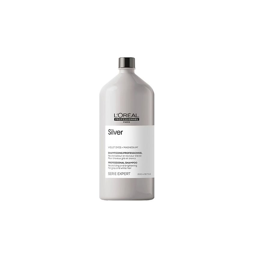 L'OREAL SILVER CHAMPU VIOLETA 1500 ml cabello gris