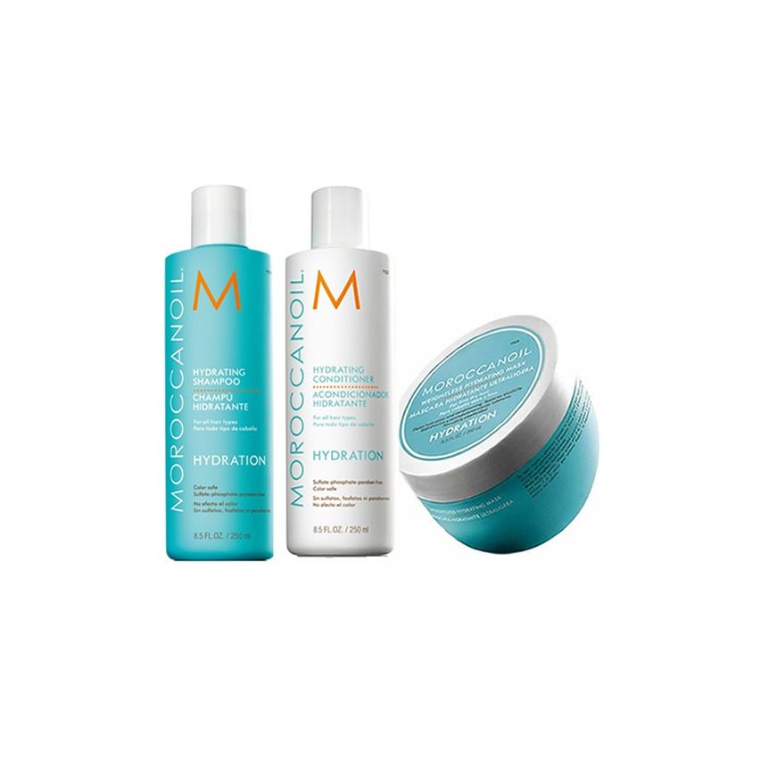 MOROCCANOIL HYDRATING 750ml PACK 4 - HIDRATACION cabello seco / fino