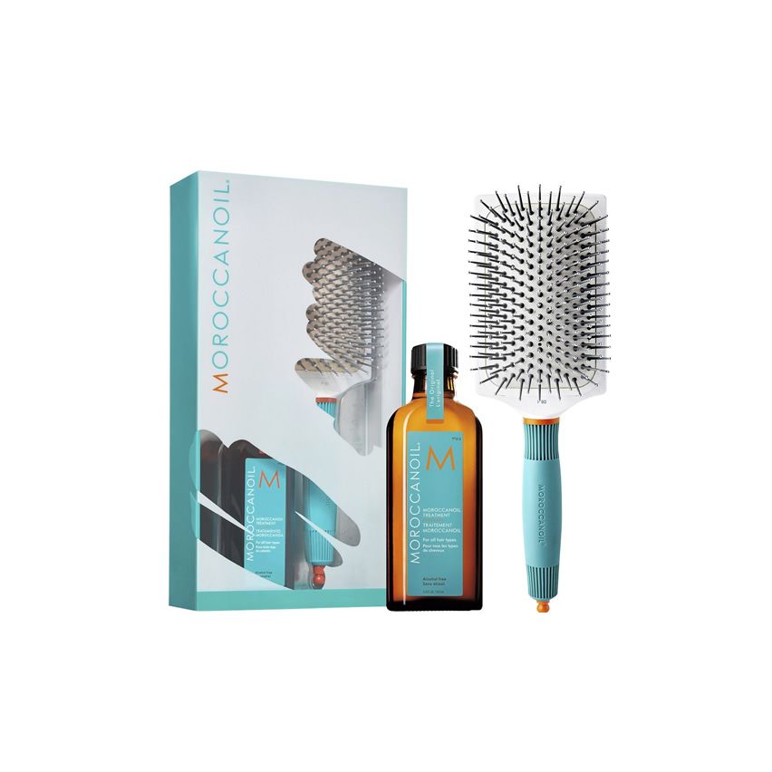 MOROCCANOIL PACK TRATAMIENTO ACEITE ARGAN 100ml + CEPILLO PADDLE