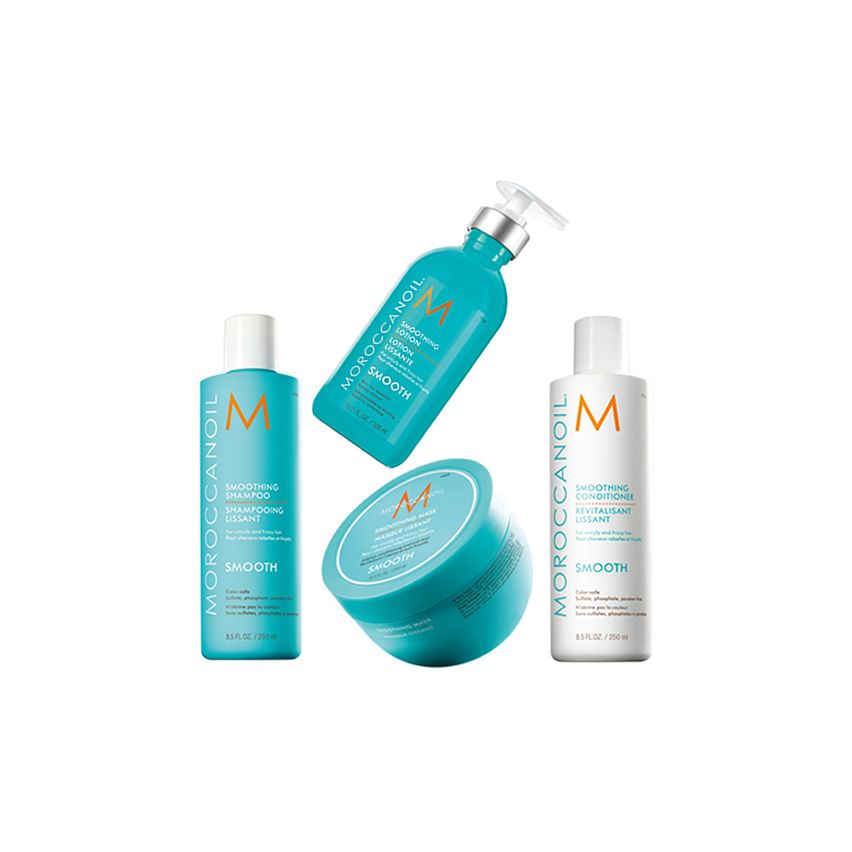 MOROCCANOIL SMOOTH - 1050ml - PACK 18 cabello rebelde / encrespado + loción alisante