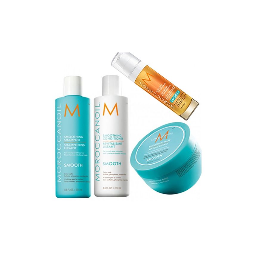 MOROCCANOIL SMOOTH - 800ml - PACK 20 / cabello rebelde - encrespado + crema para puntas y cabellos muy rebeldes 