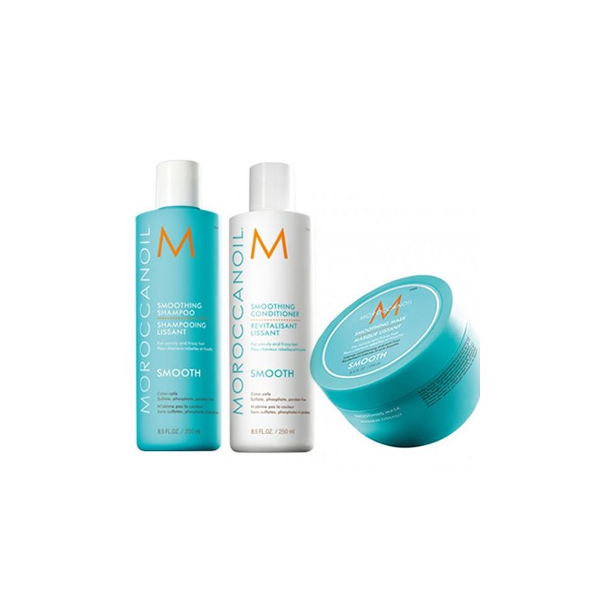 MOROCCANOIL SMOOTH - 750ml - PACK 19 cabello rebelde / encrespado 