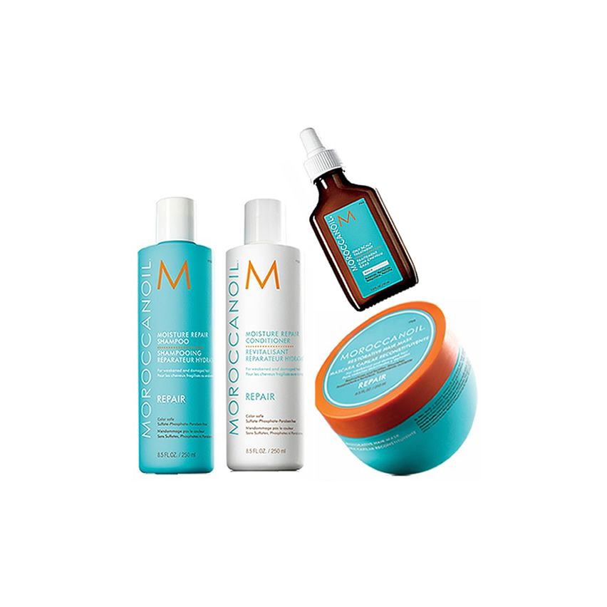 MOROCCANOIL REPAIR 795ml PACK 10 - REPARACION cabello graso / dañado / debilitado