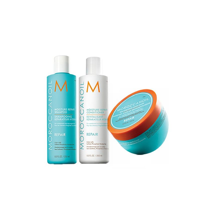 MOROCCANOIL REPAIR 750ml PACK 9 - REPARACION cabello dañado / debilitado