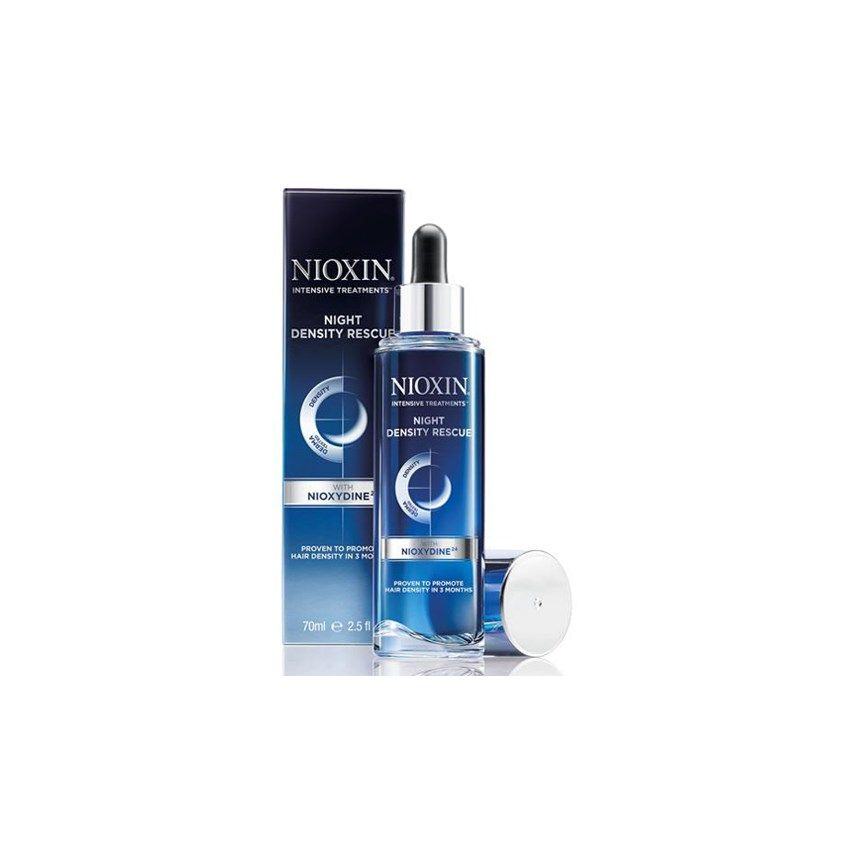 NIOXIN NIGHT DENSITY RESCUE 70ml tratamiento de noche que previene la caída del cabello 