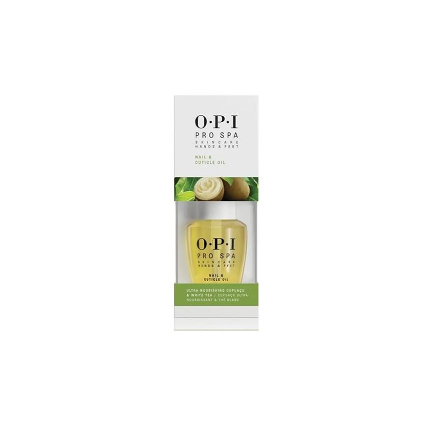 OPI PRO SPA NAIL & CUTICLE OIL 14.8 ml / Fórmula ultra nutritiva / protege, rellena y fortalece las uñas y cutículas / manos y pies