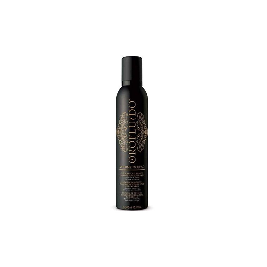 OROFLUIDO VOLUME MOUSSE 300ml / espuma de fijación media / volumen / brillo / cuerpo