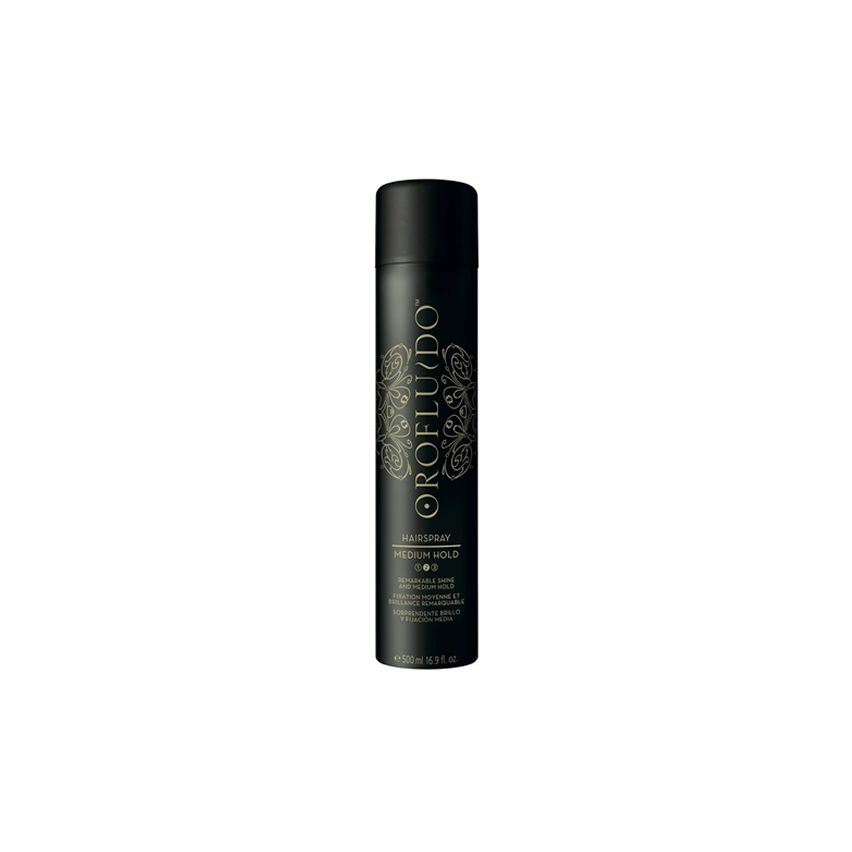 OROFLUIDO MEDIUM HOLD HAIRSPRAY 500ml / fijación media / brillo 