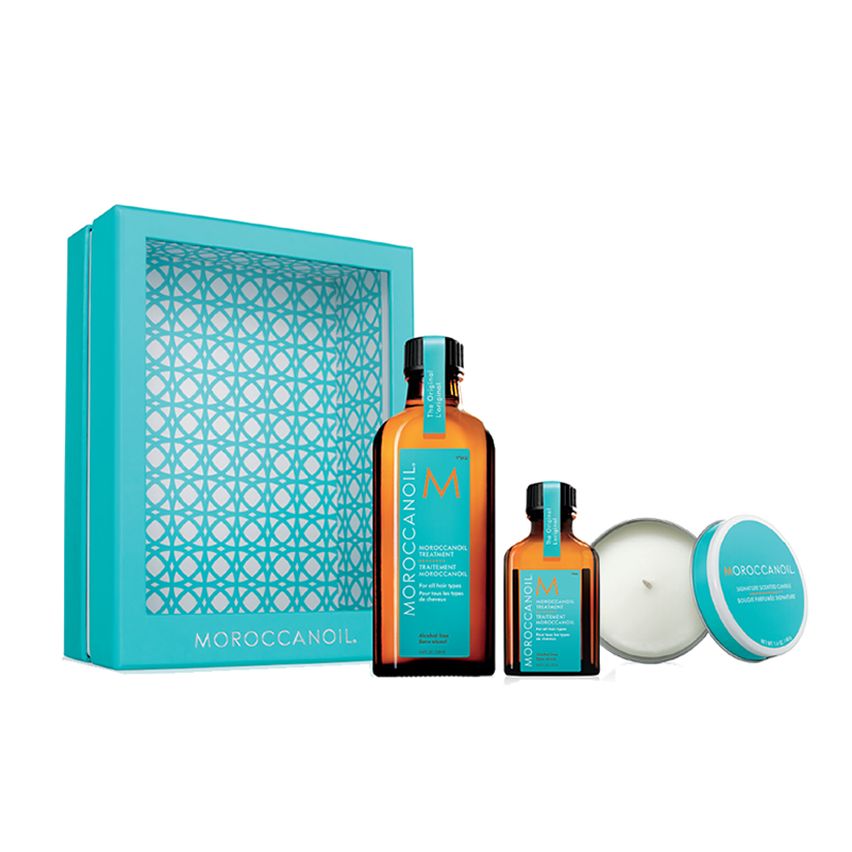 MOROCCANOIL TRATAMIENTO NORMAL PACK  / Aceites de (100ml + 25ml) + regalo de vela aromática 