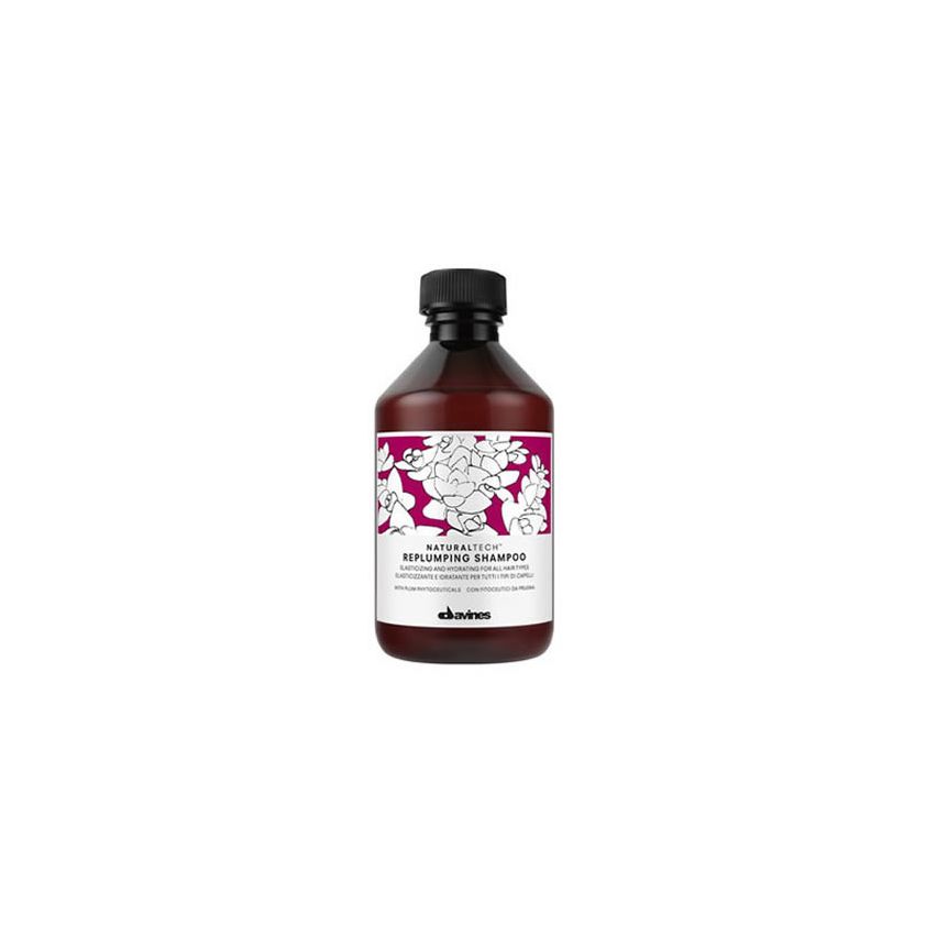 DAVINES NATURALTECH REPLUMPING CHAMPÚ 250ml reafirmante / hidratación capilar