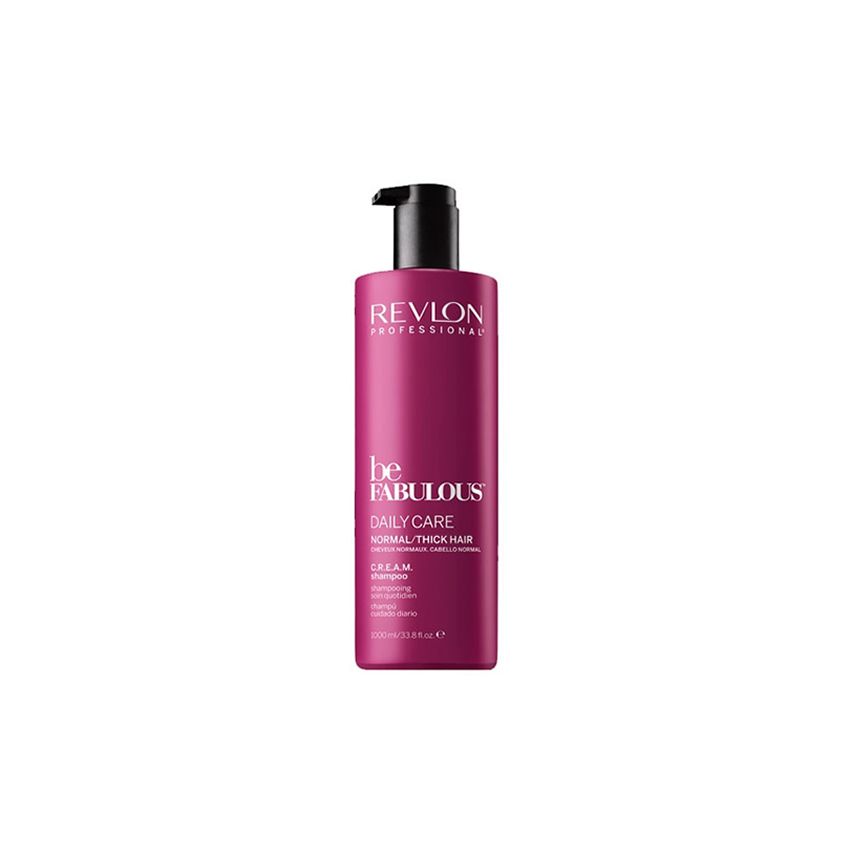 REVLON BE FABULOUS DAILY CARE CHAMPÚ 1000ml / Cabello normal y grueso (cuidado diario)