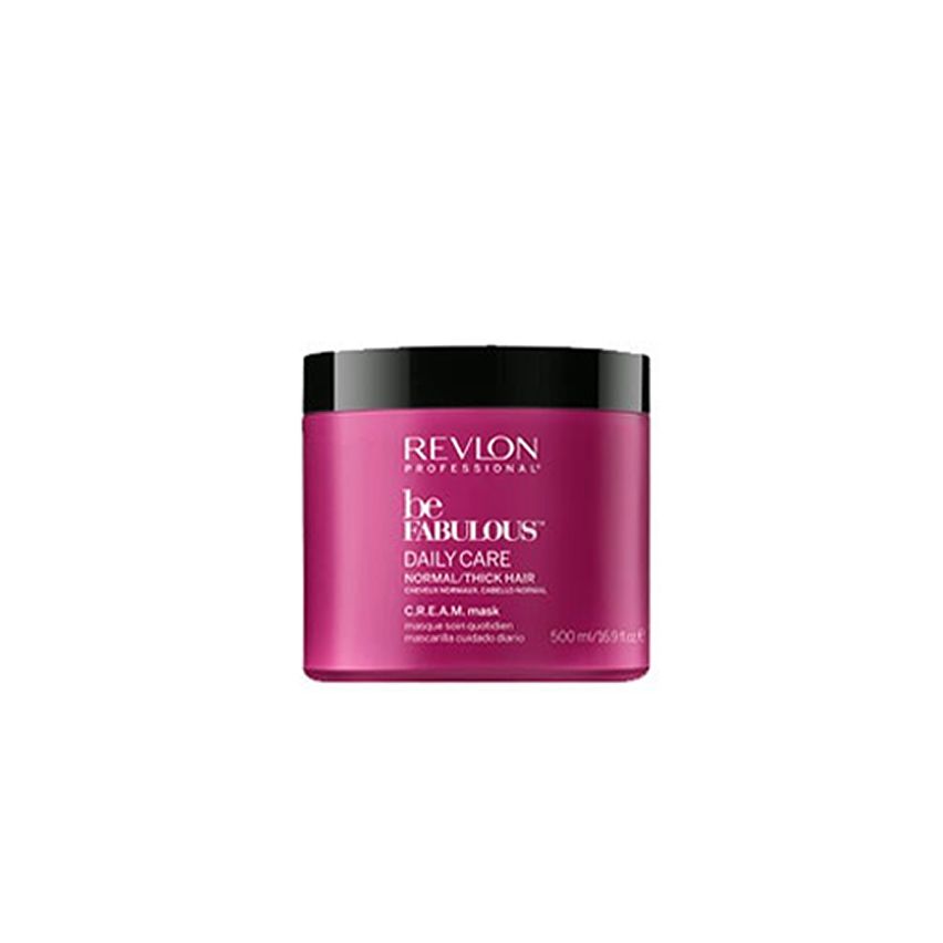 REVLON BE FABULOUS DAILY CARE MASCARILLA 500ml / Cabello normal y grueso (cuidado diario)