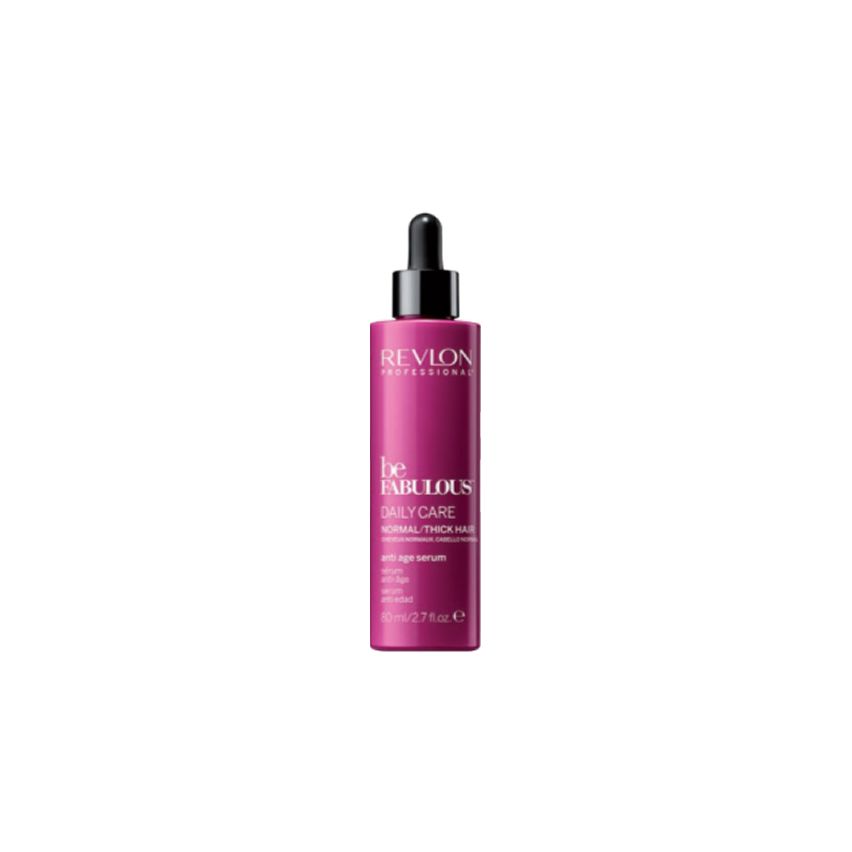 REVLON BE FABULOUS DAILY CARE ANTI-AGE SERUM 80ml / Cabello normal y grueso (cuidado diario)