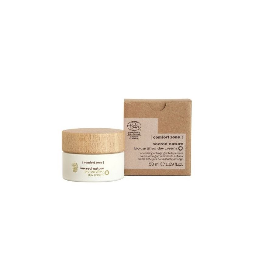 COMFORT ZONE SACRED NATURE BIO-CERTIFIED DAY CREAM 50 ml Crema facial anti-envejecimiento