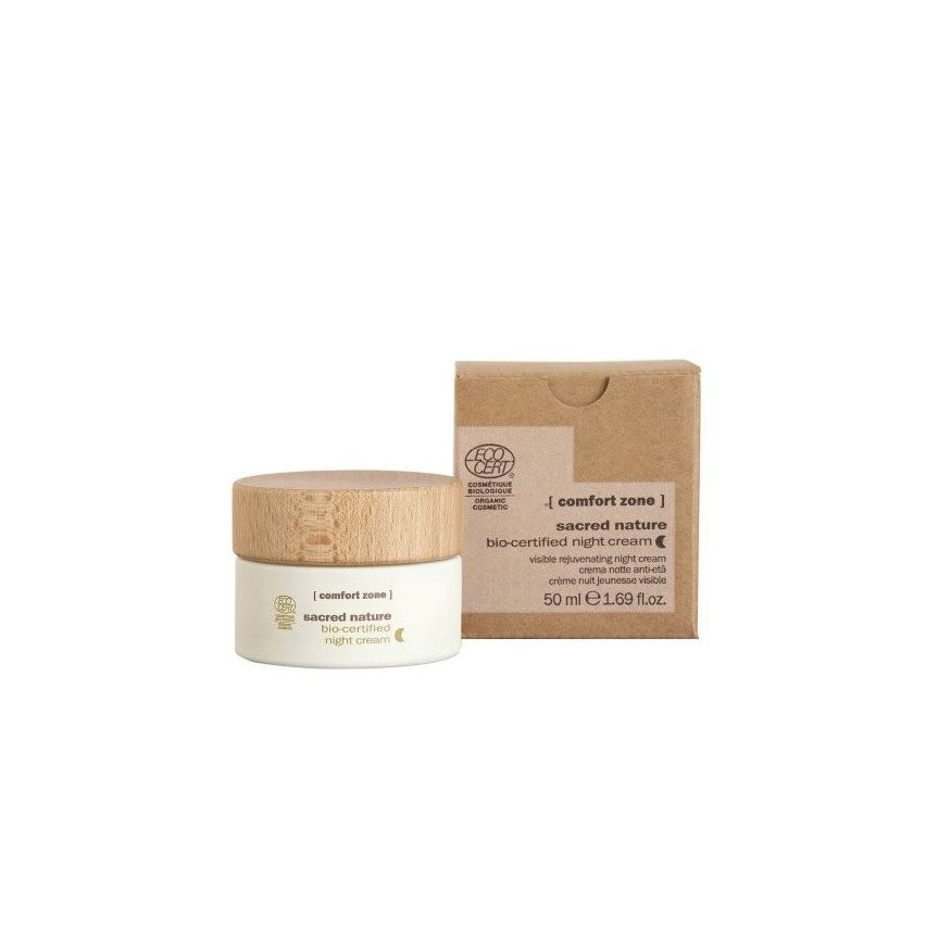 COMFORT ZONE SACRED NATURE BIO-CERTIFIED NIGHT CREAM 50 ml Crema de noche antienvejecimiento 