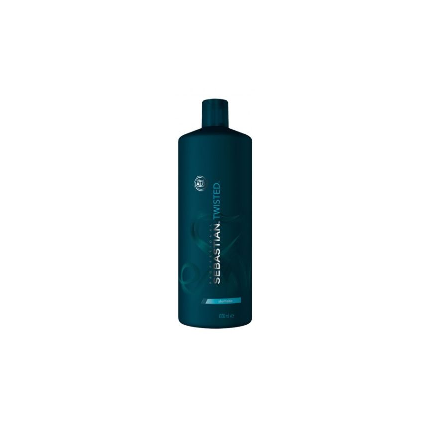 SEBASTIAN TWISTED ELASTIC CHAMPÚ 1000ml cabello rizado, limpia y da elasticidad 