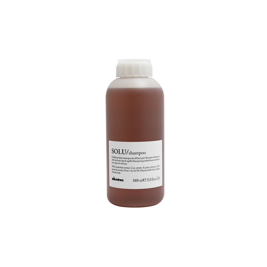 DAVINES ESSENTIAL HAIRCARE SOLU CHAMPÚ 1000ml / elimina residuos del cabello (refrescante)