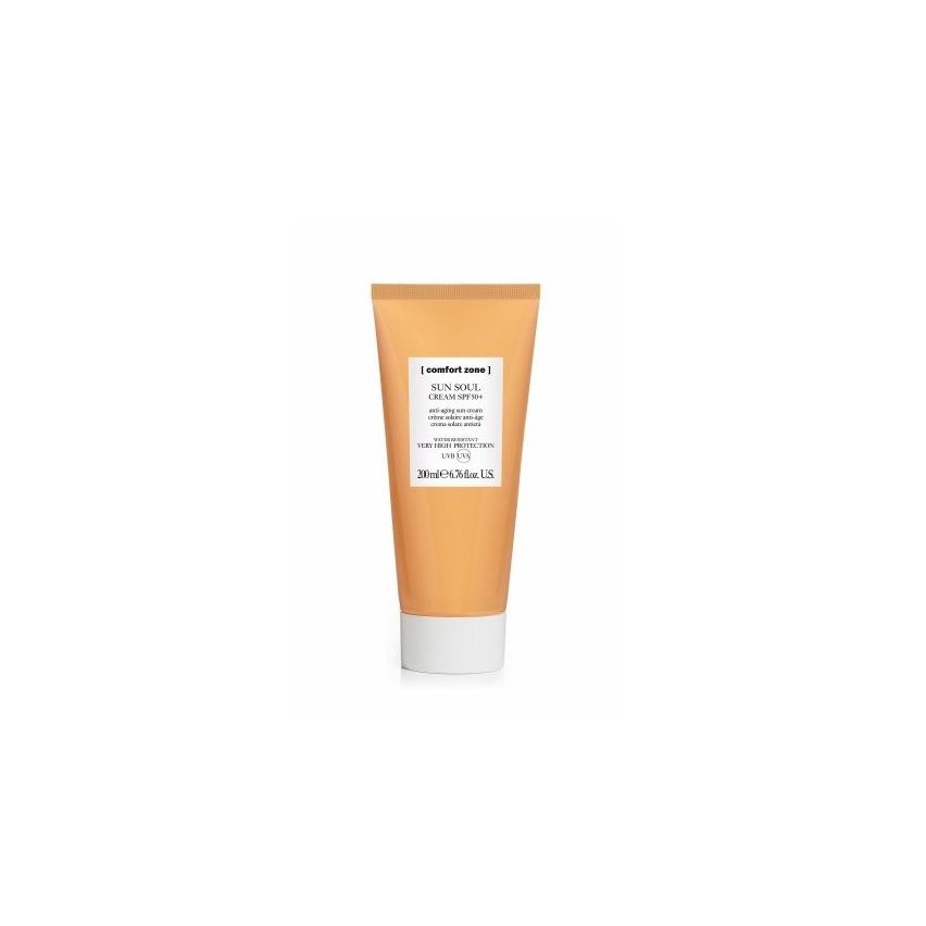 COMFORT ZONE SUN SOUL CREAM SPF +50 FACE & BODY 200 ml Crema solar anti envejecimiento