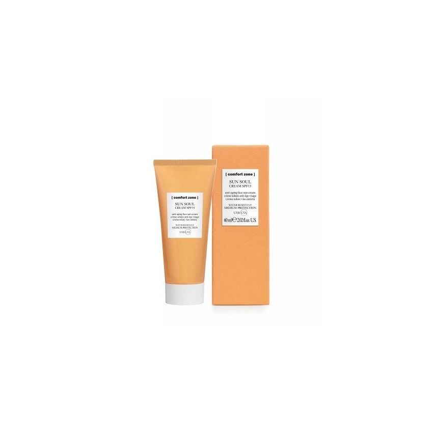 COMFORT ZONE SUN SOUL FACE CREAM SPF 15 60 ml Crema solar anti envejecimiento