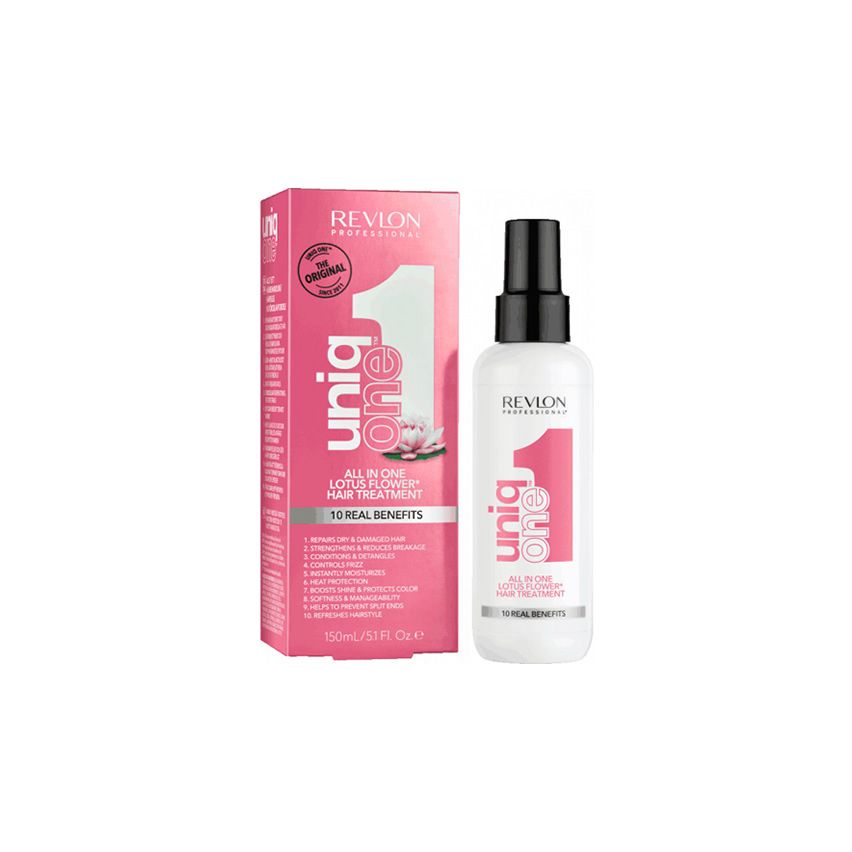 UNIQ ONE ALL IN ONE LOTUS FLOWER 150ml / Tratamiento de mascarilla sin aclarado (olor flor de loto)