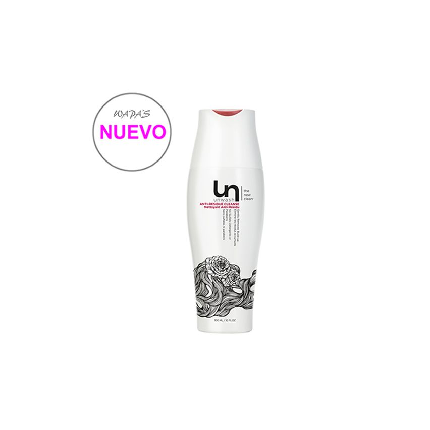 UNWASH ACLARADO ANTI-RESIDUOS - 300ml / elimina los residuos / protege el cabello y aclara suavemente 