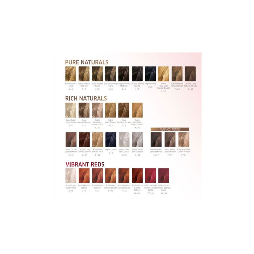 WELLA COLOR TOUCH - CARTA DE COLOR (antigua)