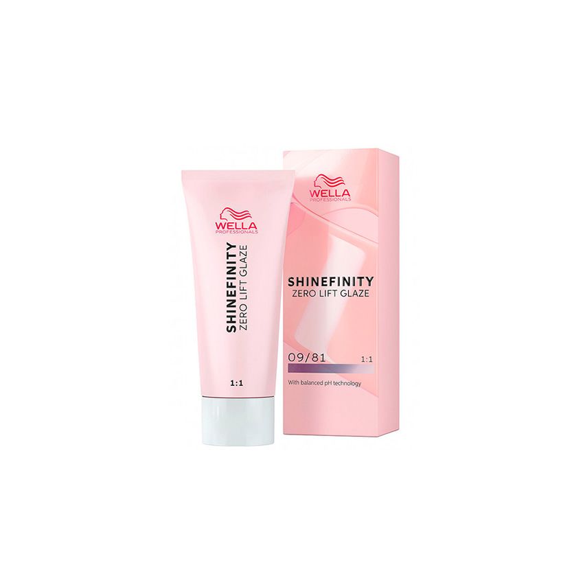 WELLA SHINEFINITY 09/81 rubio muy claro perla ceniza - 60 ml