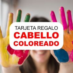 TARJETA REGALO CABELLO COLOREADO - servicios de peluquería