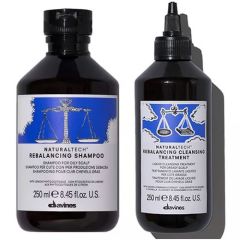 davines rebalancing pack: champu 250ml + tratamiento limpiador 250ml