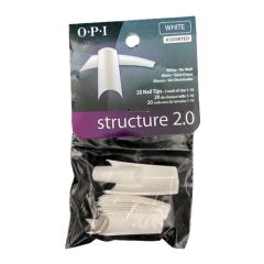 OPI STRUCTURE 2.0 WHITE 20 unidades de uñas