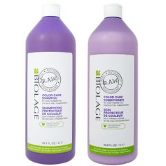 PACK BIOLAGE RAW COLOR CARE CHAMPÚ 1000 ml + ACONDICIONADOR 1000 ml